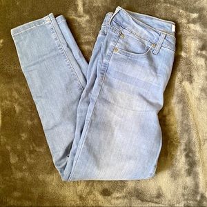 NWOT Celebrity Gold Skinny Jeans